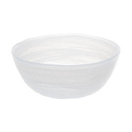 Avet Bol Blanco diámetro 15 cm - 6 Unidades, Colección White, con relieve y efecto alabastro